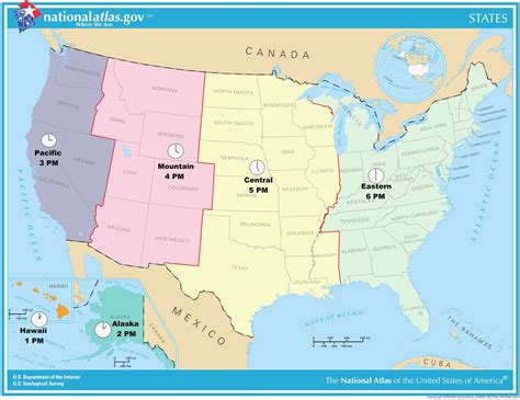 Training and Certification Options for US Time Zone Map with Cities