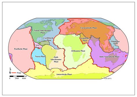 World Map of Tectonic Plates