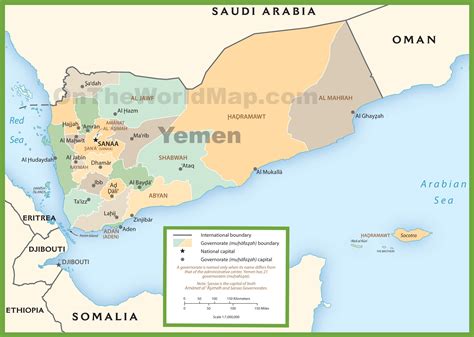 Training and Certification Options for MAP Yemen on the World Map