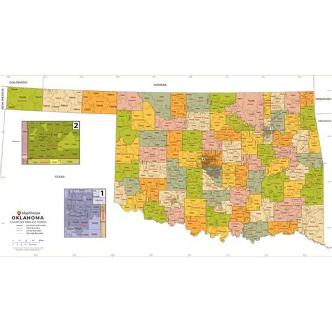 Training and certification options for MAP Zip Code Map Of Oklahoma