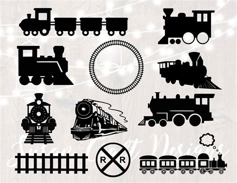 Download Trains SVG File - SVG Design Silhouette DXF Files
