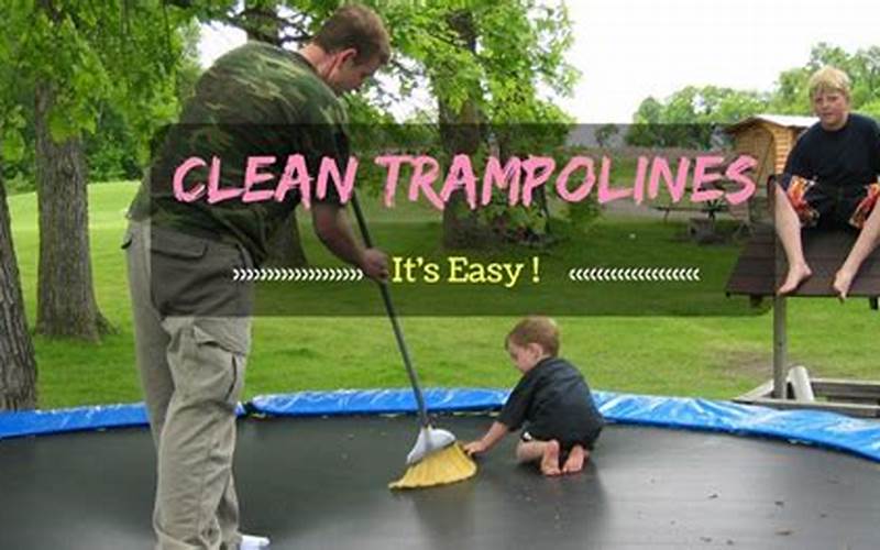 Trampoline Clean Up
