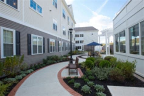 Tranquil Outdoor Garden Space at Whitney Place Assisted Living