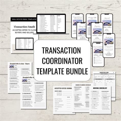 Transaction Coordinator Templates