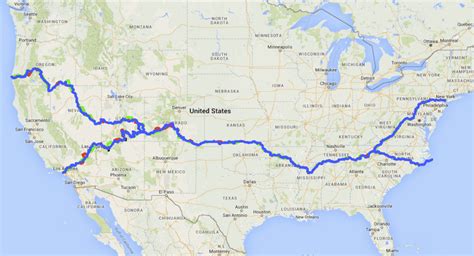 Trans America Trail Map