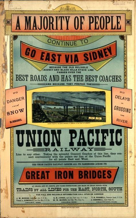 Transcontinental Railroad Advertisement