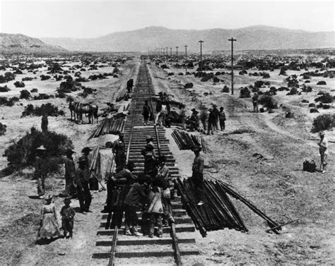 Transcontinental Railroad Began