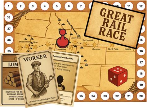 Transcontinental Railroad Game
