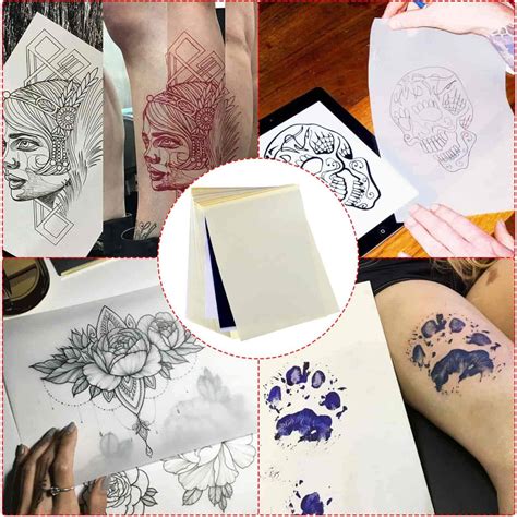 Spirit Tattoo Transfer Paper A4 Size Free Hand Thermal