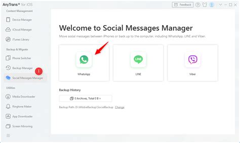 Transfer WhatsApp data from Android to iPhone using Restore Social