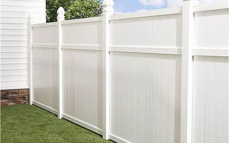 Transform Your Outdoor Space With White Pvc Privacy Fence Panels