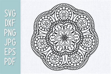Transform Your Designs with Intricate Mandala SVG!