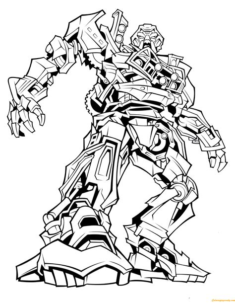 Transformers Color Pages Free Printable