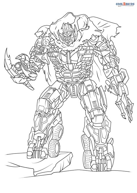 Transformers Megatron Coloring Pages