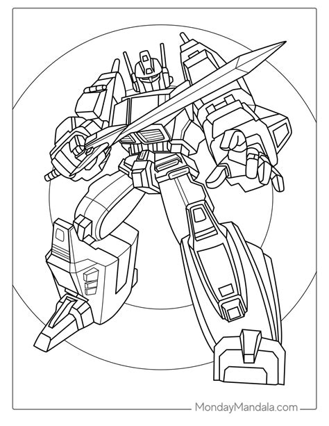 Transformers To Color And Print