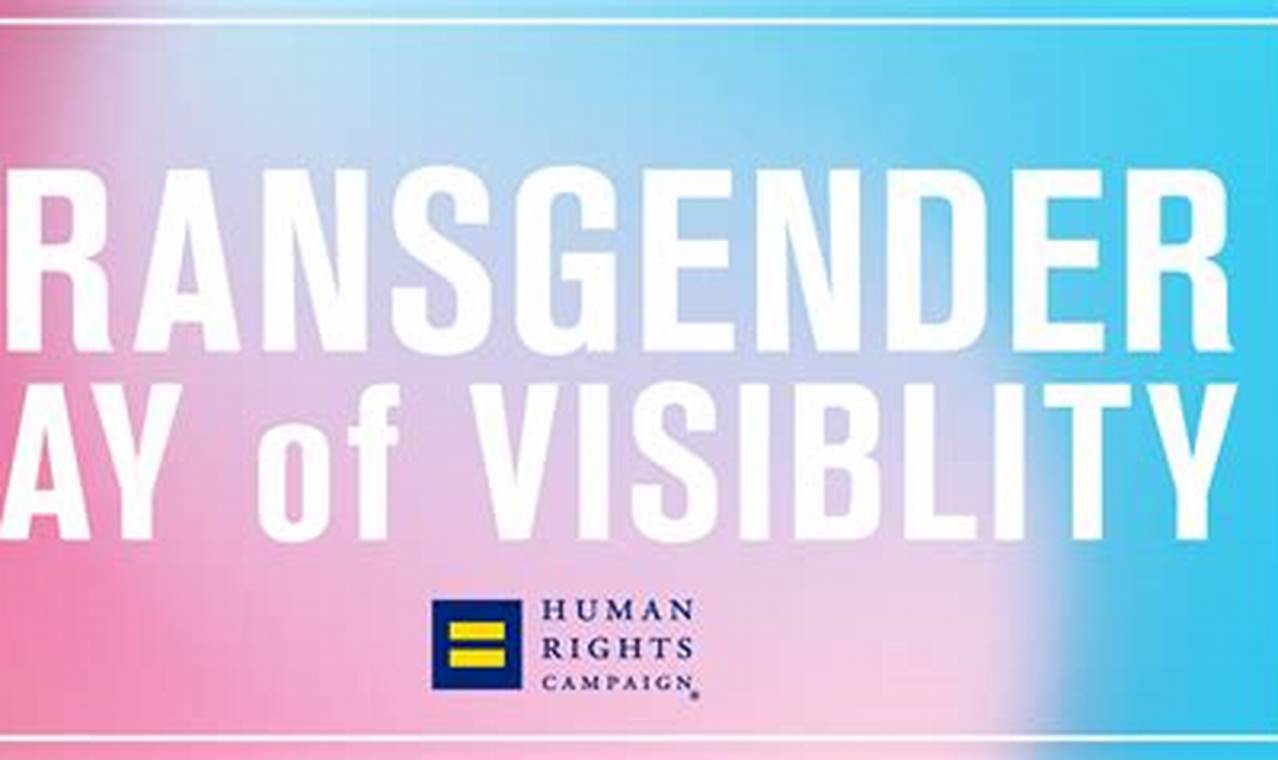 Transgender Day Of Visibility 2024 Hrc