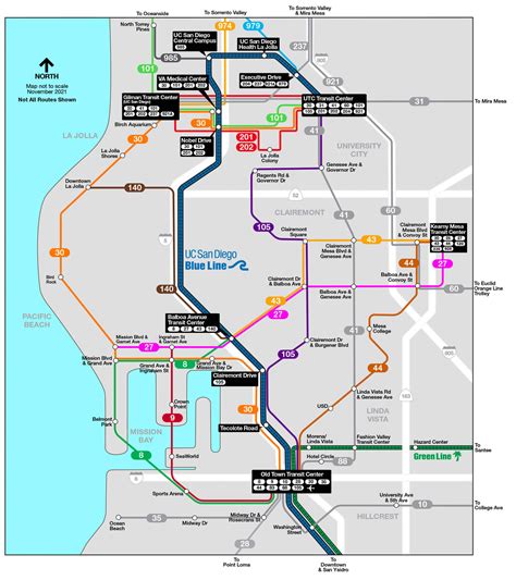 San Diego Metro Map