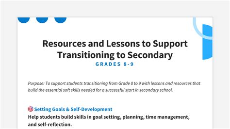 Transitioning Forward: Support and Resources