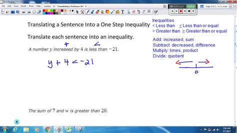 Solved Translating A Sentence Into A Multistep Inequalit...