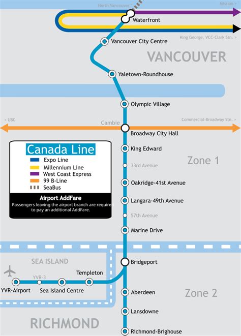 Translink Canada Line Map secretmuseum