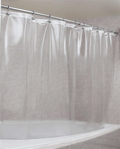 Shower Curtain Translucent 3D Thickened Shower Curtains Bathroom Curtain Moldproof Waterproof