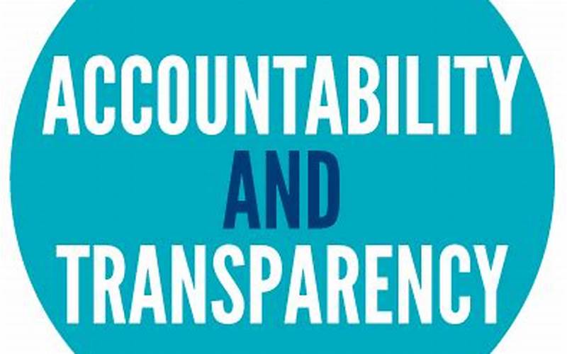Transparency And Accountability
