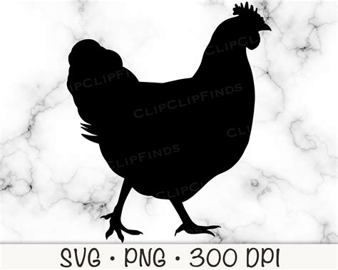 Flying High with Transparency: Discover Exquisite Transparent Chicken SVG Design