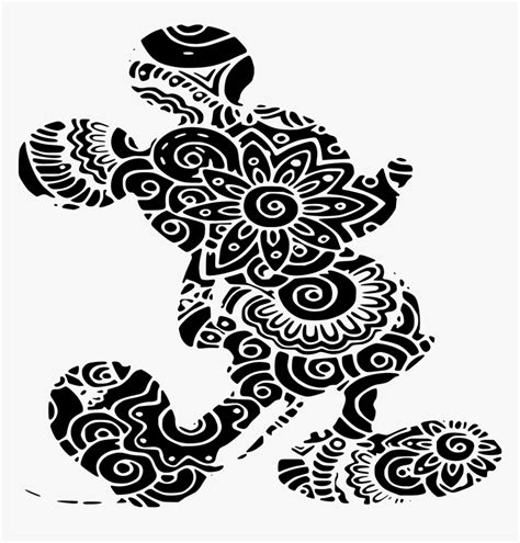 Filling your World with Magic and Serenity: Unlock the Beauty of Transparent Disney Mandala SVG Free Download