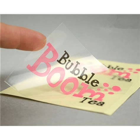 Transparent Printable Stickers