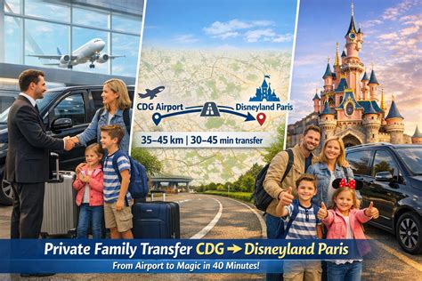 Transporte desde Disneyland a CDG