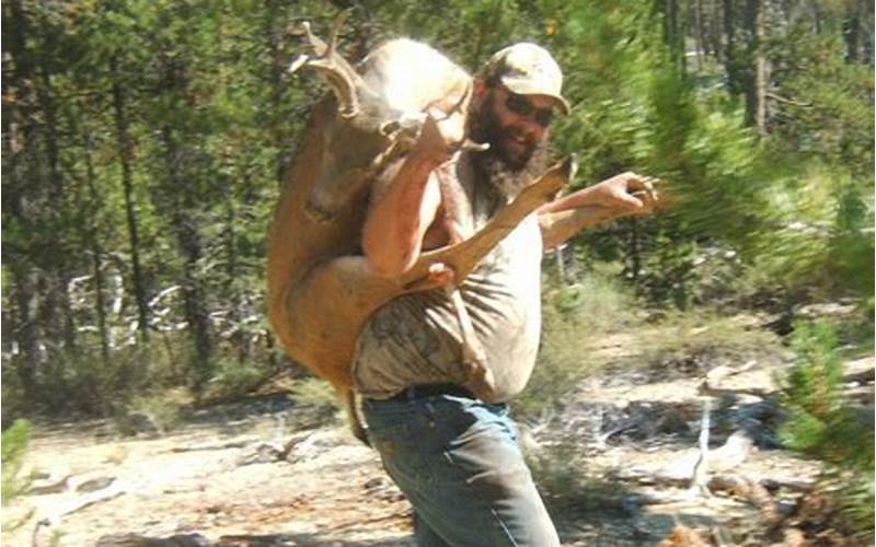 Transporting A Deer