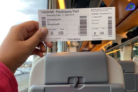 TranzAlpine ticket