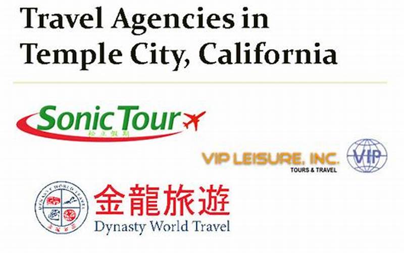 Travel Agencies In California