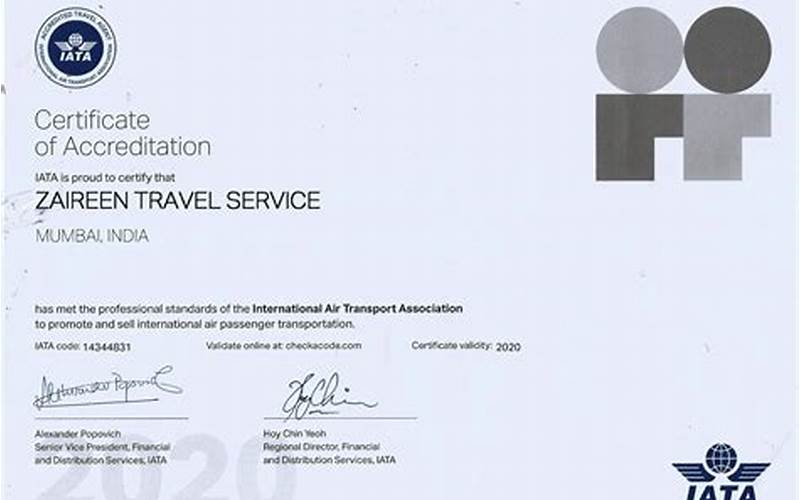 Travel Agent Certification