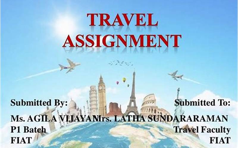 Travel Assignment