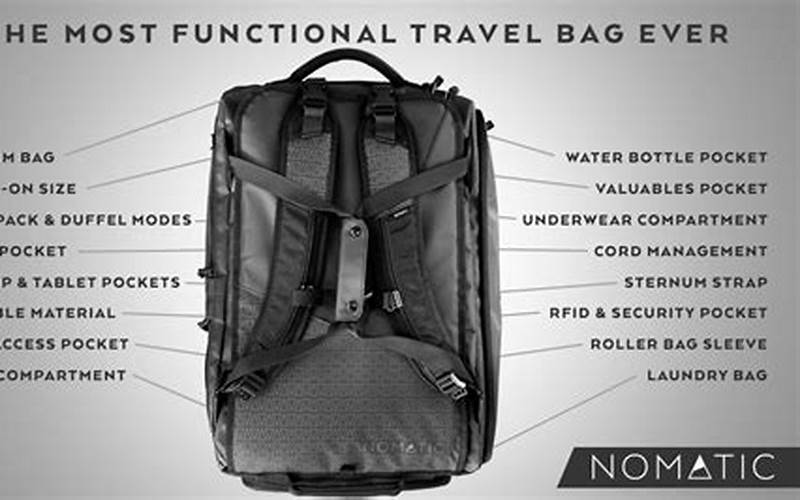 Travel Bag Features