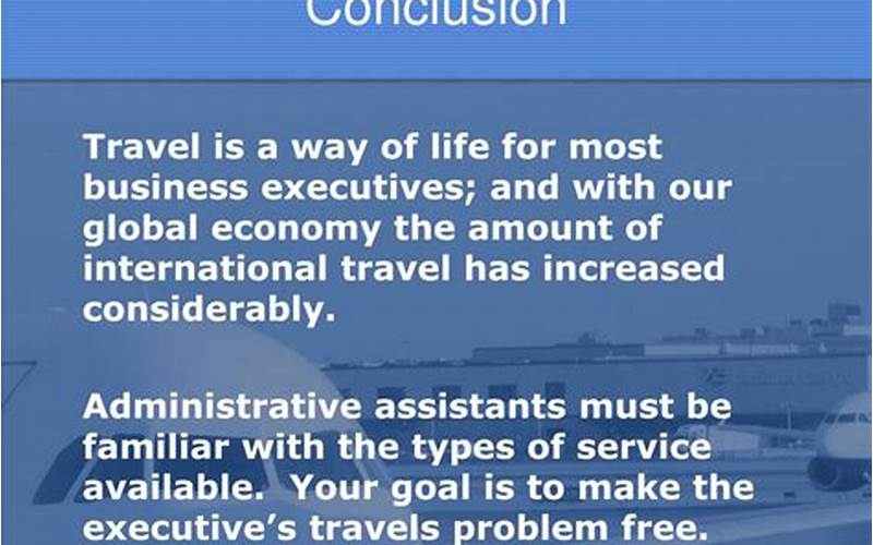 Travel Conclusion