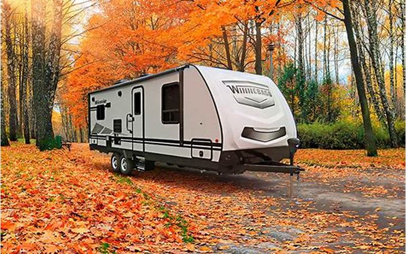 Travel Trailer On The Road