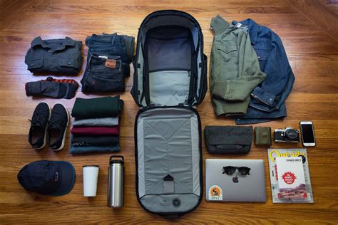 Travel Backpack Packing