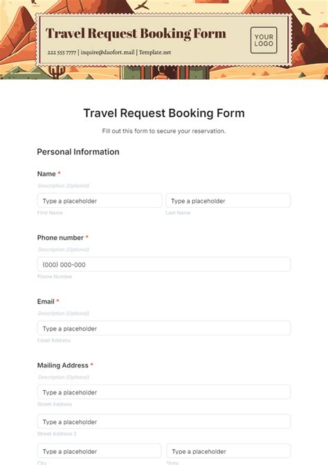 FREE 37+ Travel Request Form Examples in PDF MS Word Excel