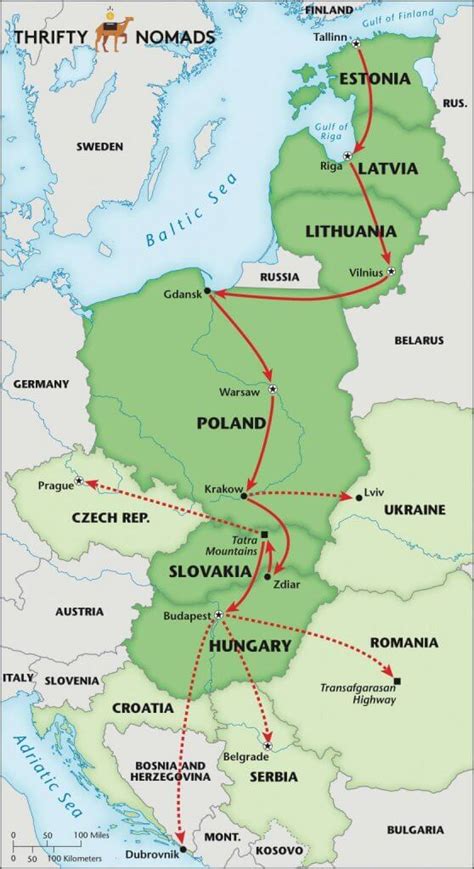 Map of Eastern Europe Map in the Atlas of the World World Atlas