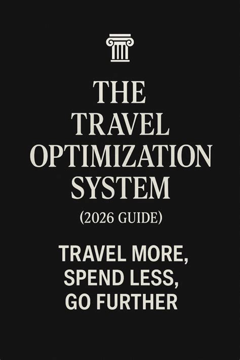 Travel Optimization Tips