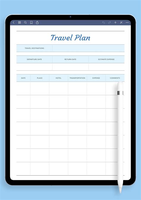 Travel Plan