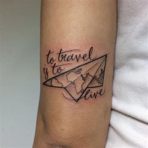 30 Attractive Travel Inspired Tattoos Designs to Flaunt
