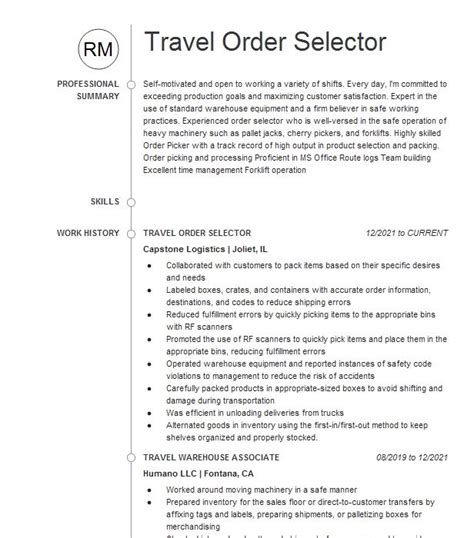 Travel Team Order Selector