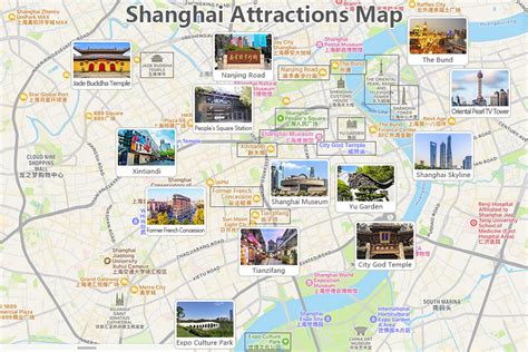 Travel map sightseeing