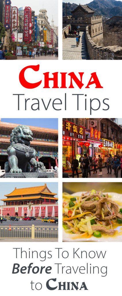 Travel tips China