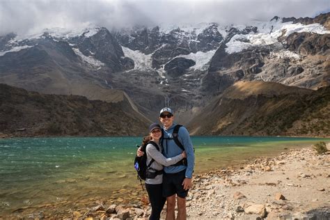Traveler at Humantay Lake