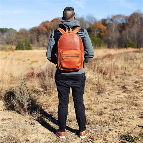 Traveler with backpack