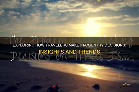 Travelers making decisions